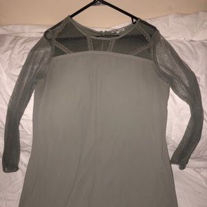 Olive green float dress